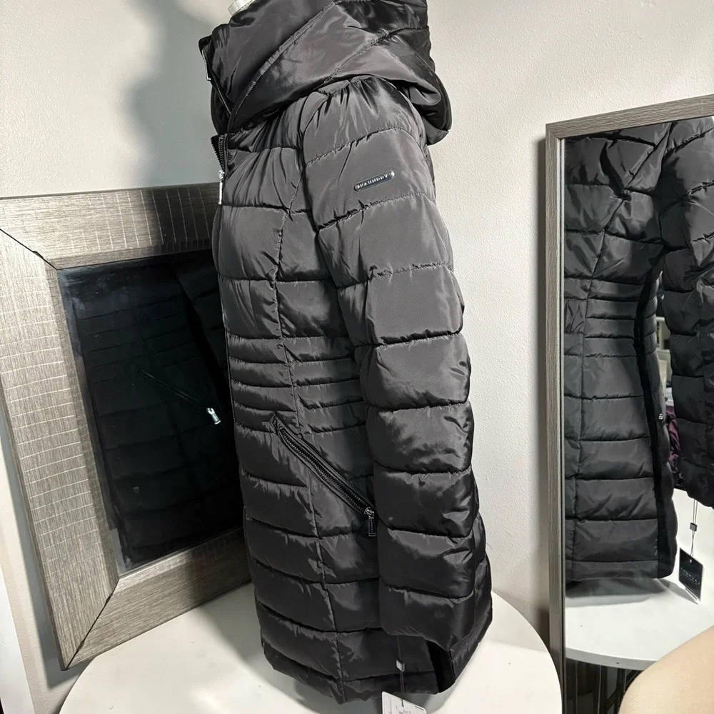 NWT Laundry by Shelli Segal woman’s puffer winter coat, size small - Picture 3 of 15